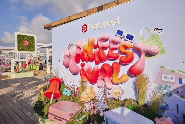 The Pinterest activation at Cannes 2024