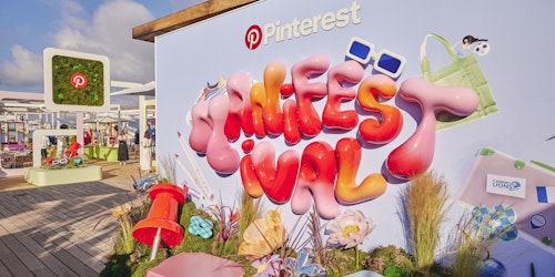 The Pinterest activation at Cannes 2024