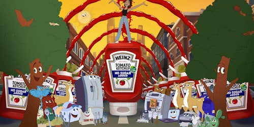 Heinz animated ketchup ad