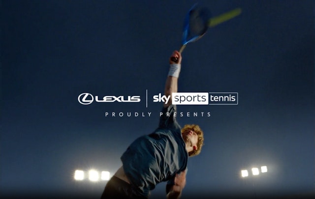 In 2024, Lexus is the official presenting partner for the new Sky Sports Tennis channel