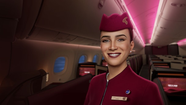 Digital AI cabin crew Sama takes Qatar Airways’ brand experience to the skies 