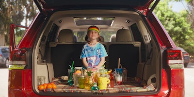 A girl in the new Volkswagen ad