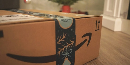 An Amazon Prime Christmas box