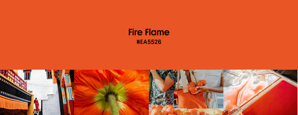 Fire Frame (#EA5526) 