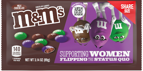 M&M'S pack with female candies